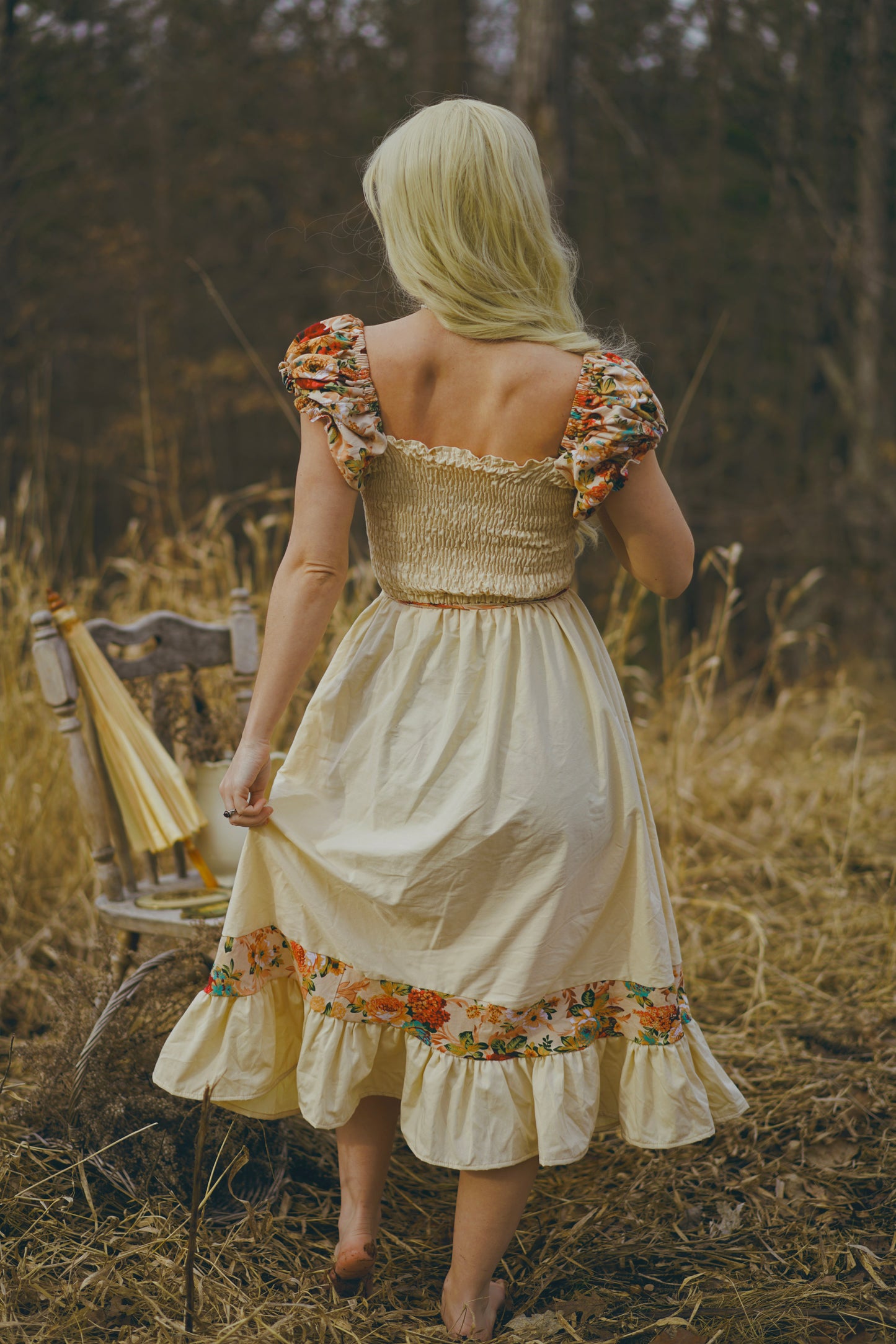 Floral Day Dress (S-M)