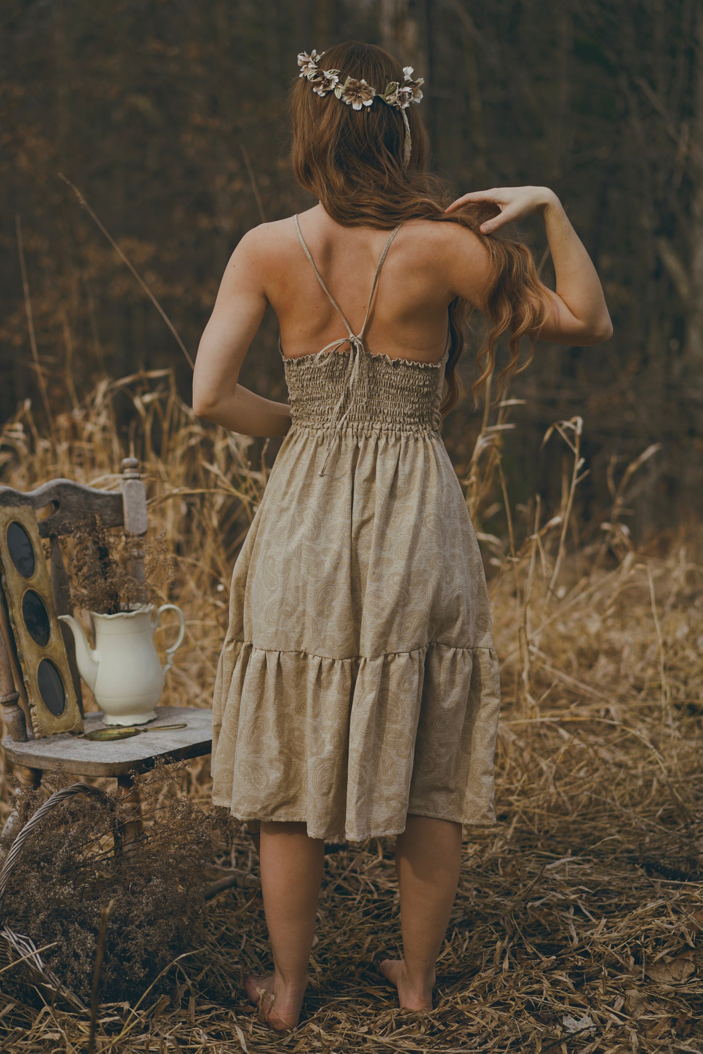 Strap Tie, Sun Dress (S-M)