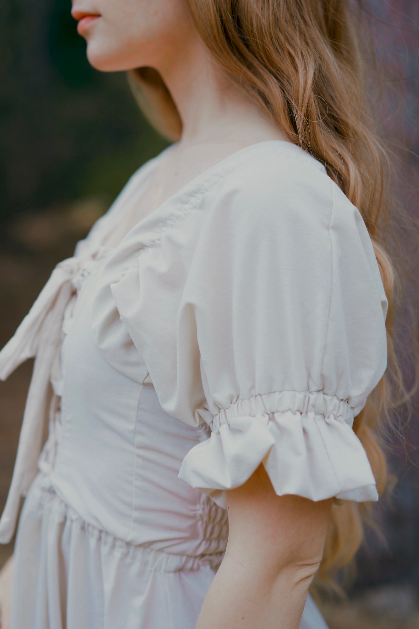 Lace-Up Cottage Dress (S-M)