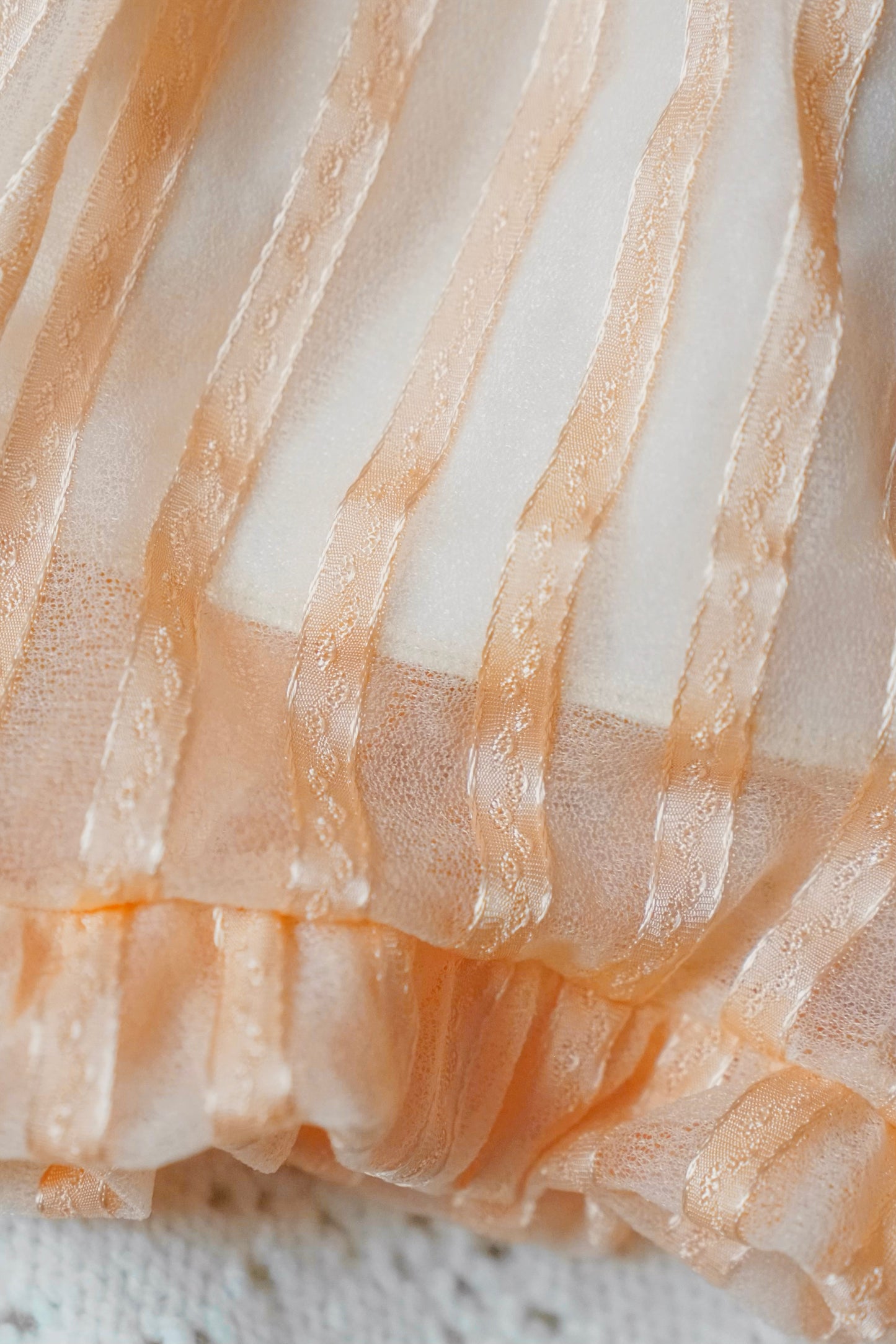 Peachy Bow Baby Dress