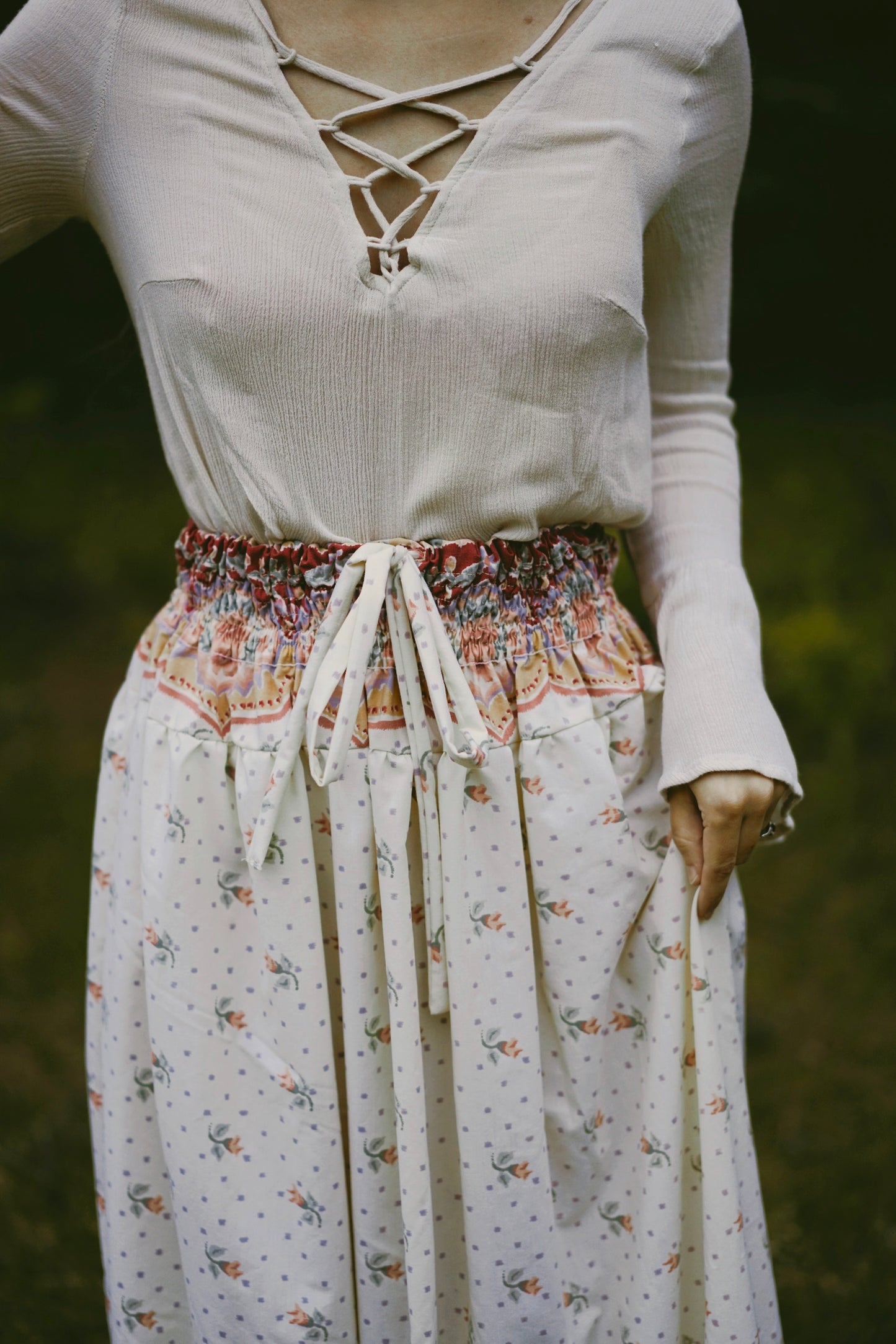 Floral Maxi Skirt (S-L)