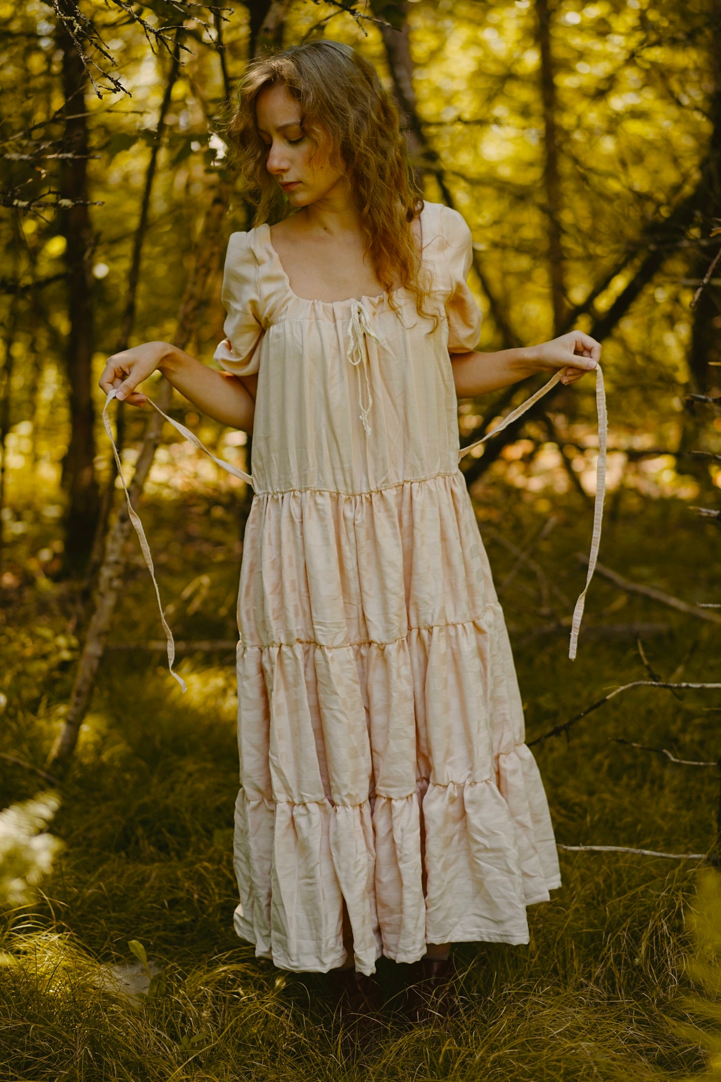 Peachy String Tie Dress (S-L)