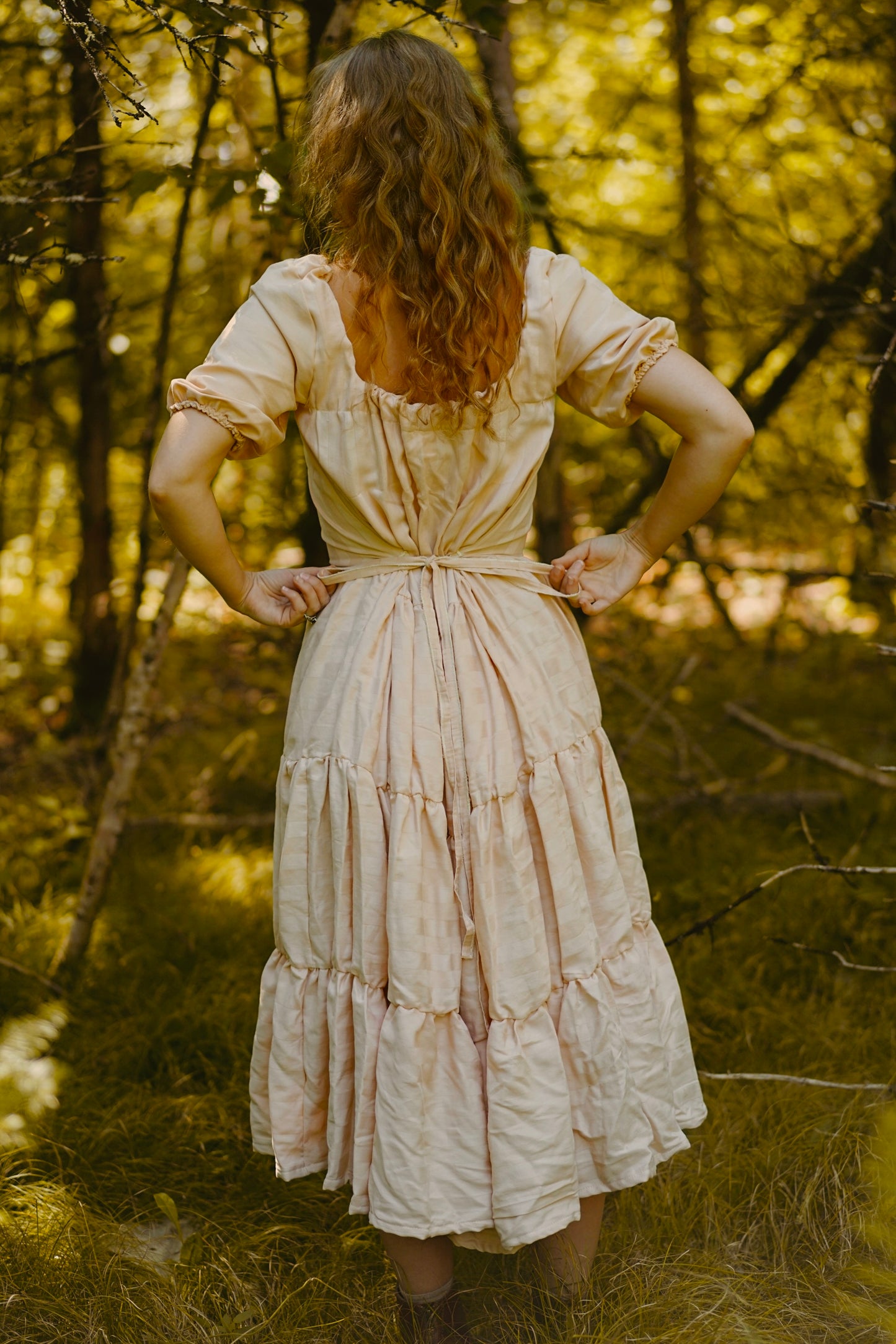Peachy String Tie Dress (S-L)