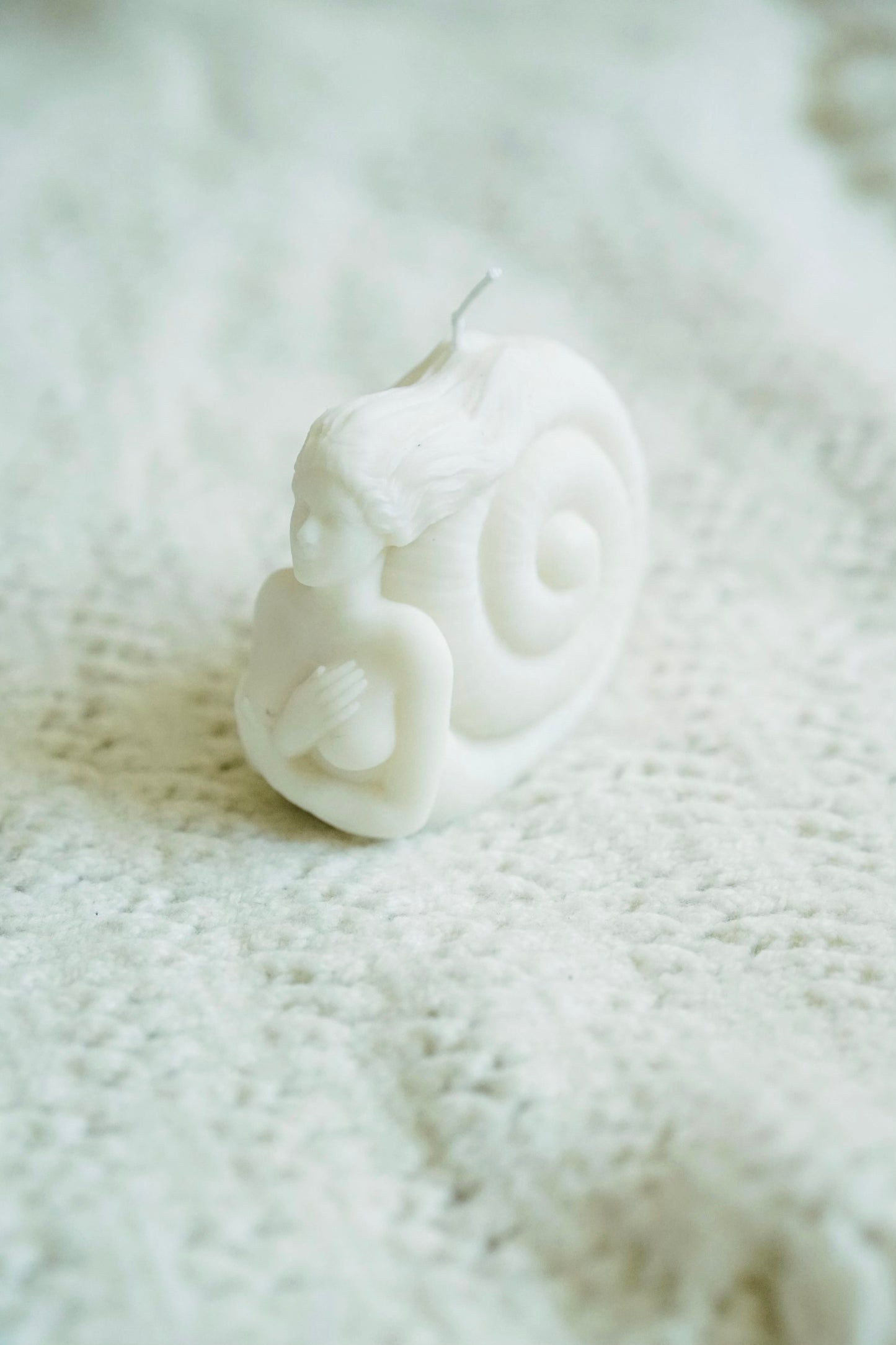 Snail Lady Candle