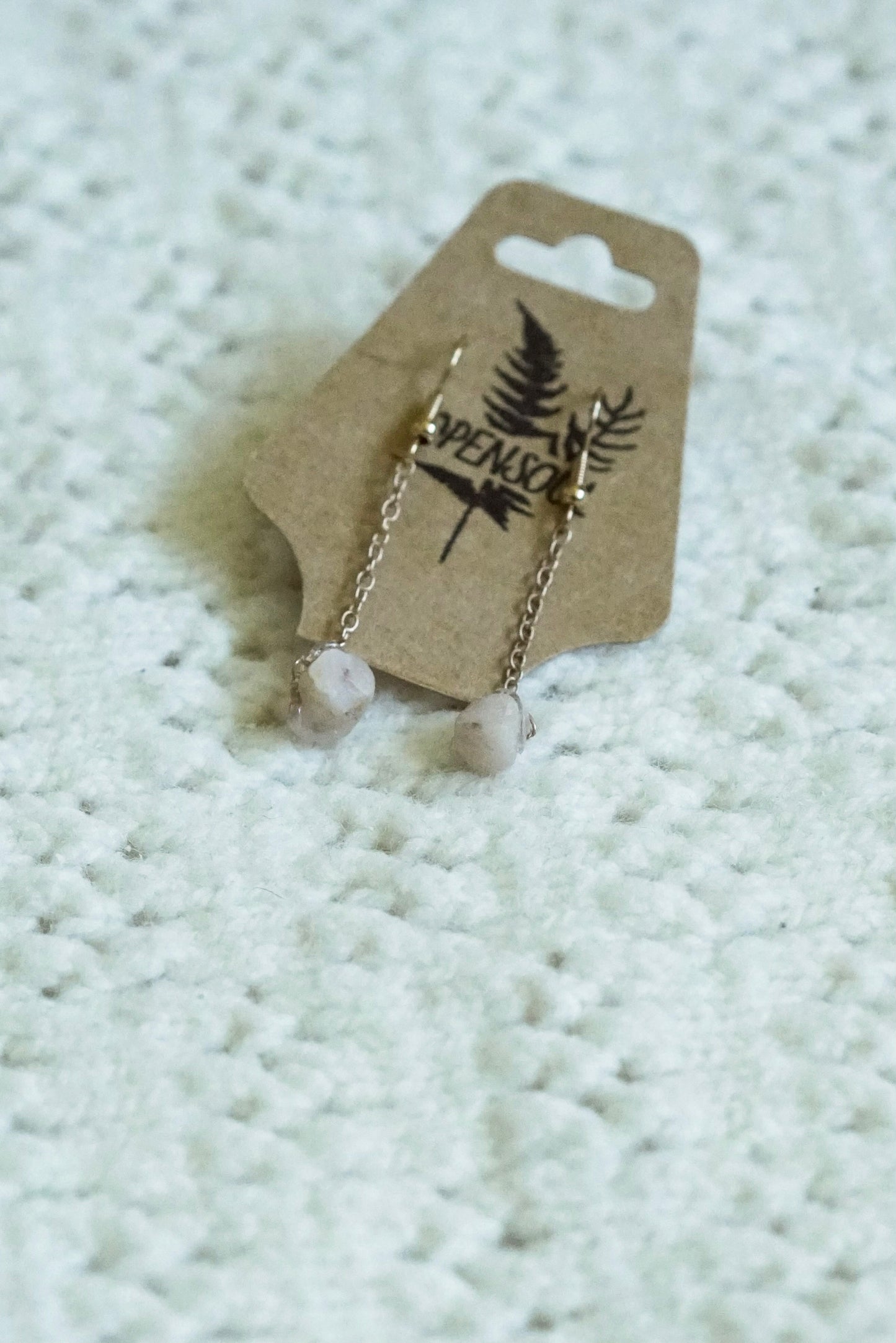 Wild Lake Stone Earrings