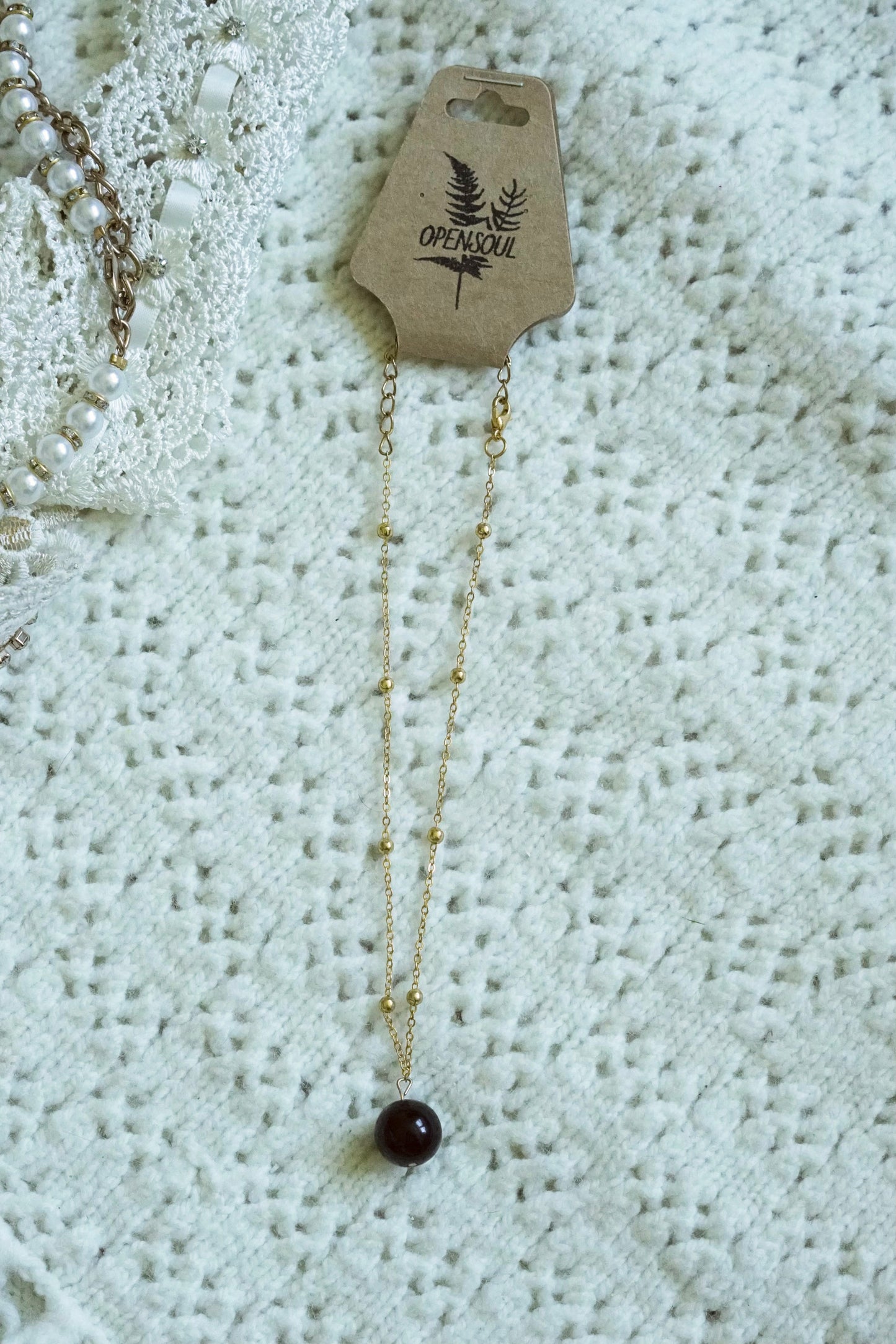 Black Orb Necklace