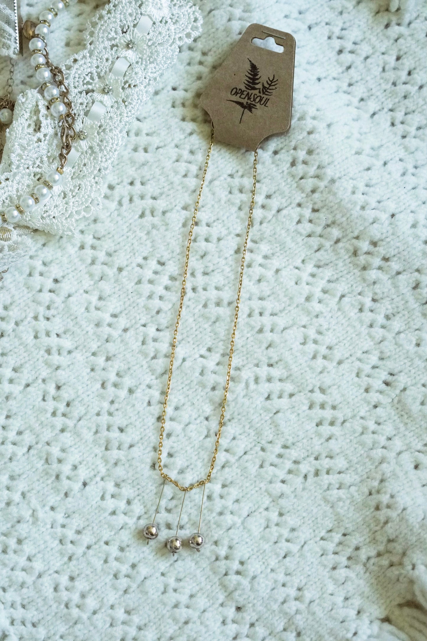Triple Bead Necklace