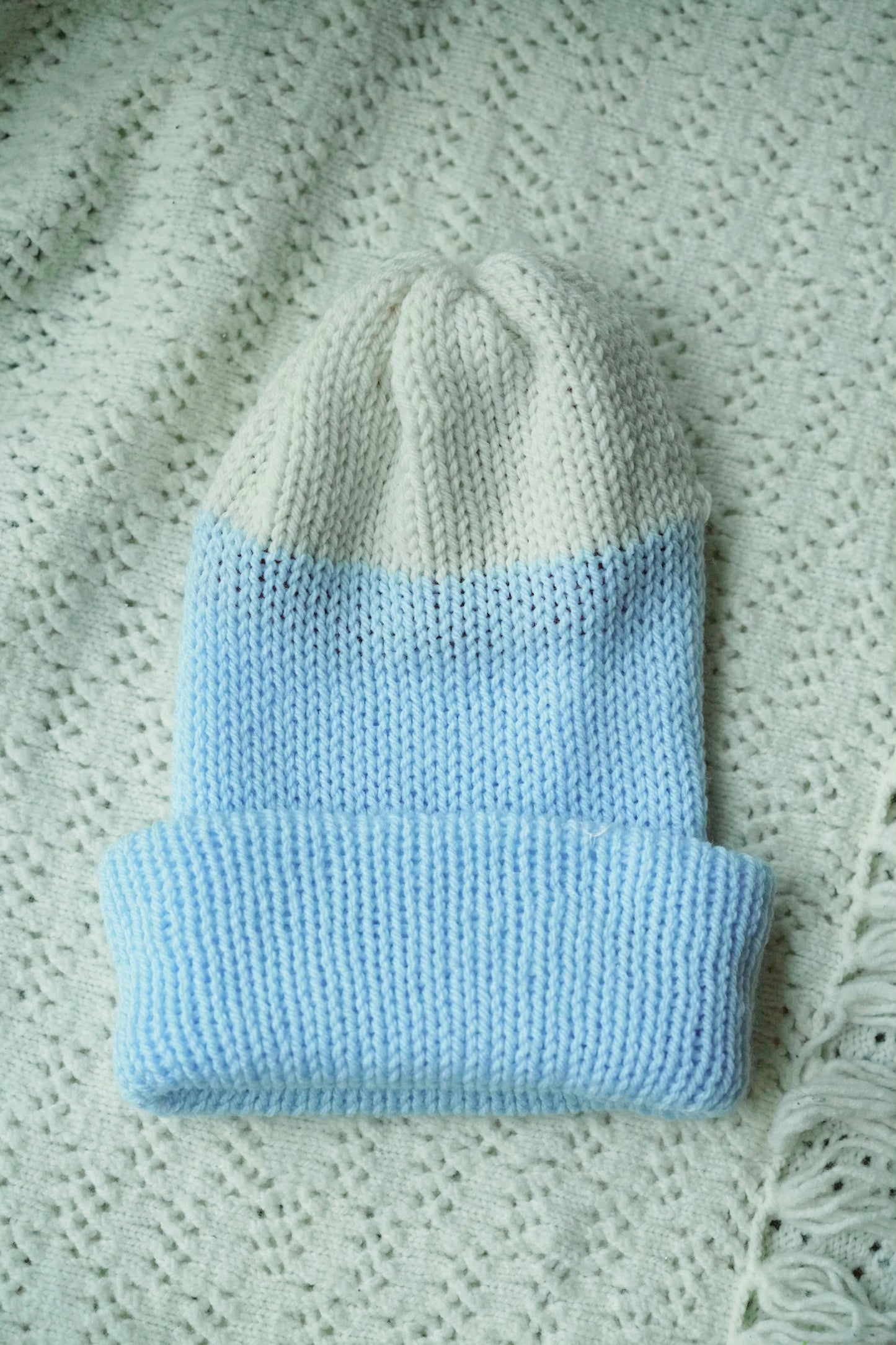 Blue Cap Beanie (Reversible)