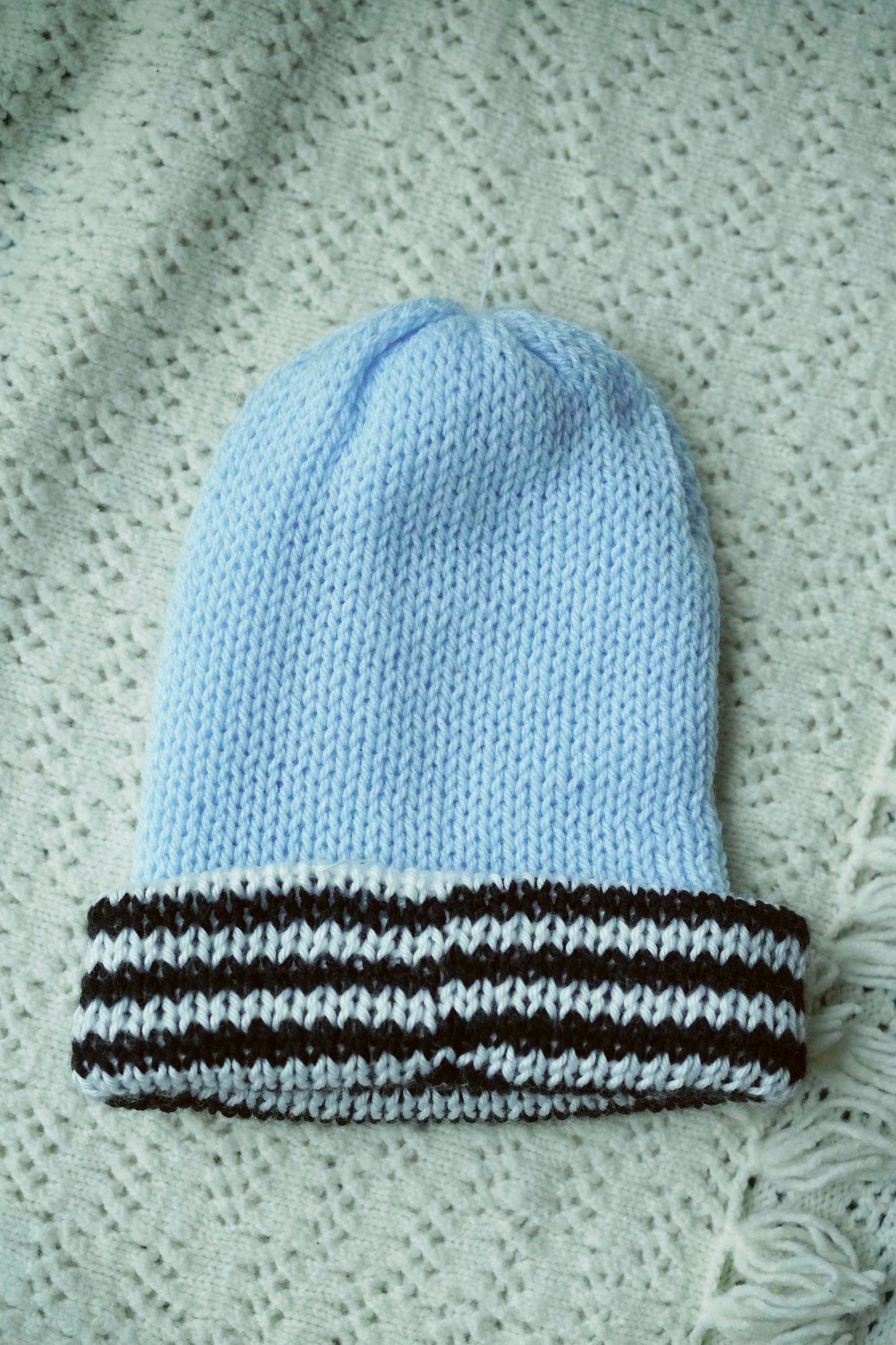 Striped Cuff Beanie