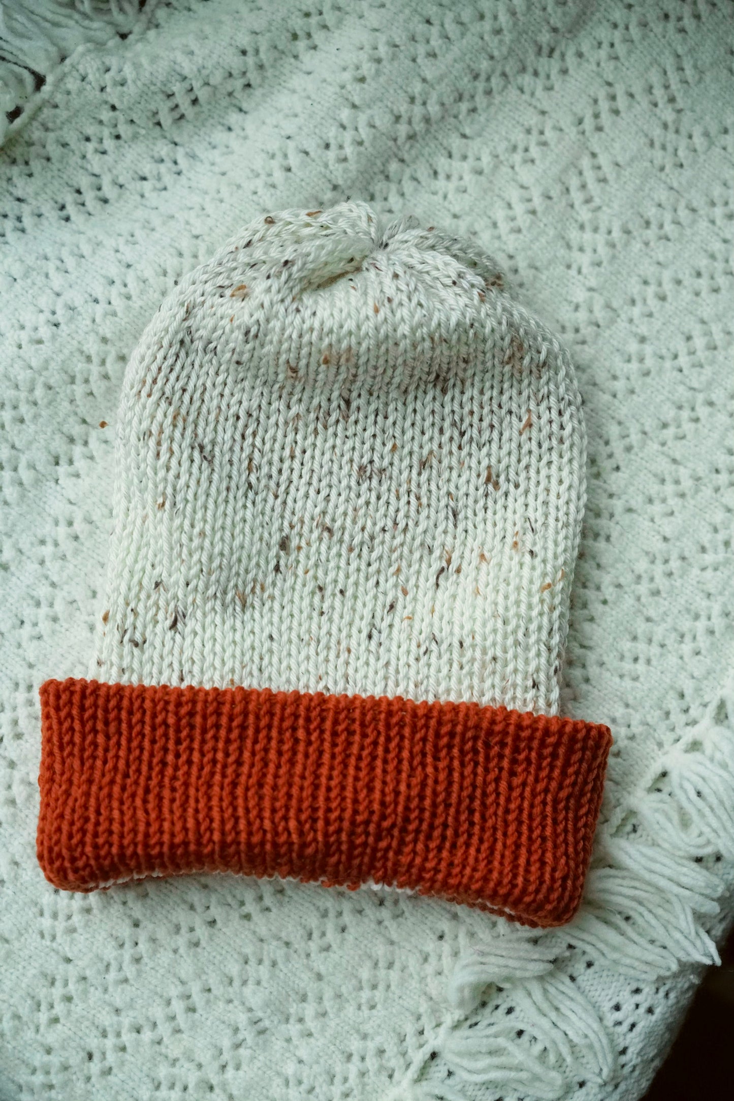 Autumn Striped Beanie (Reversible)
