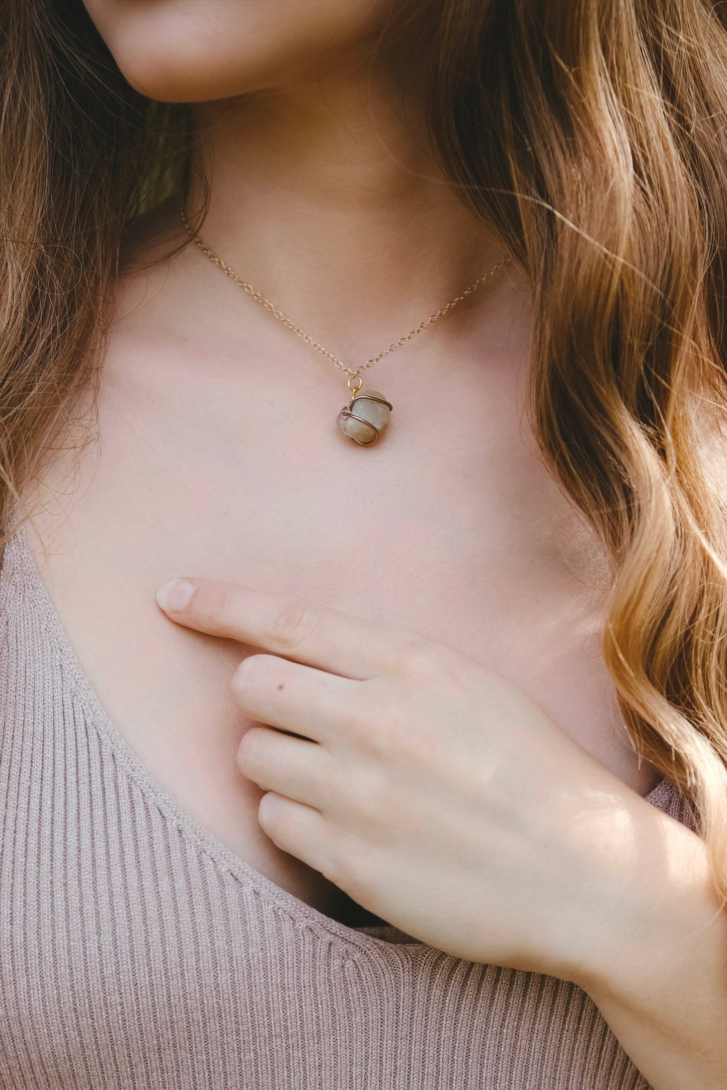 Simple Stone Necklace