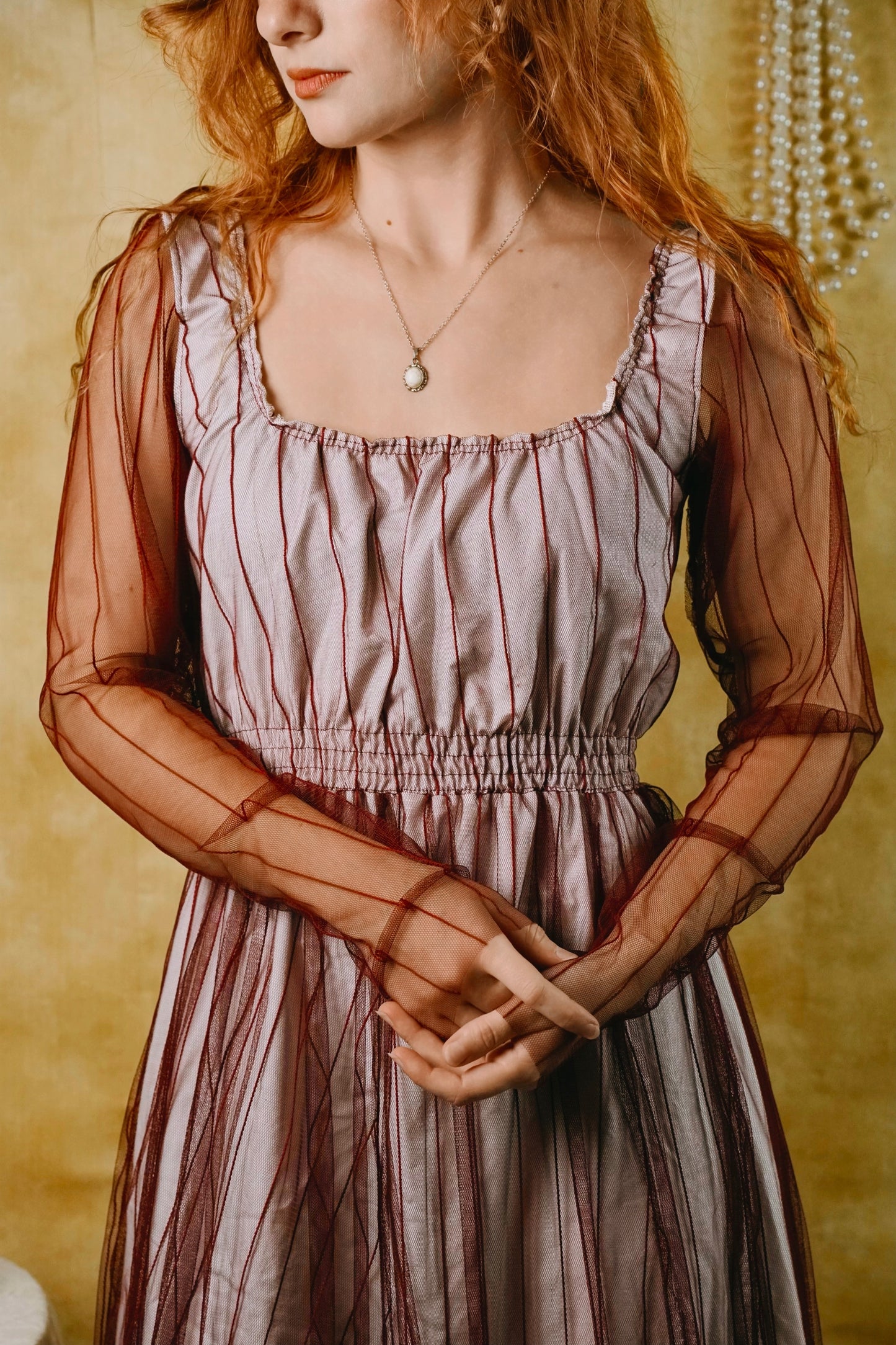 Candy Cane Net Dress (S-L)