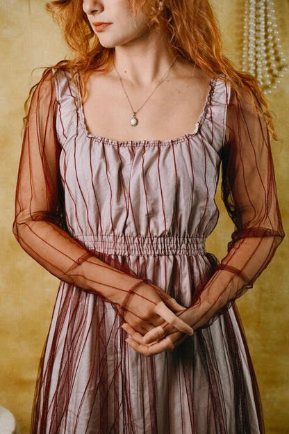 Candy Cane Net Dress (S-L)