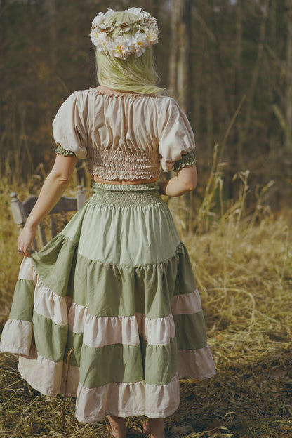 Open Tie, Stripe Two-Piece (S-M)