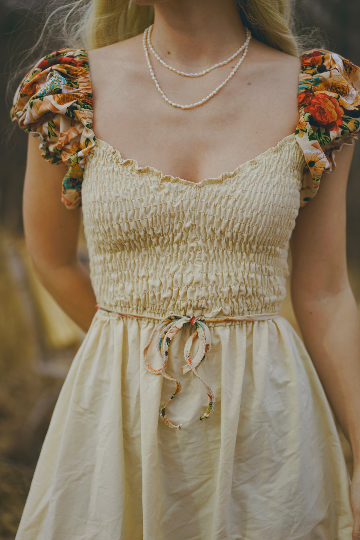 Floral Day Dress (S-M)