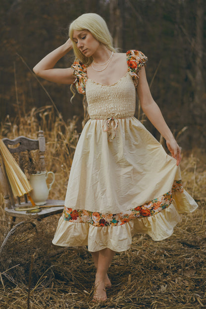 Floral Day Dress (S-M)