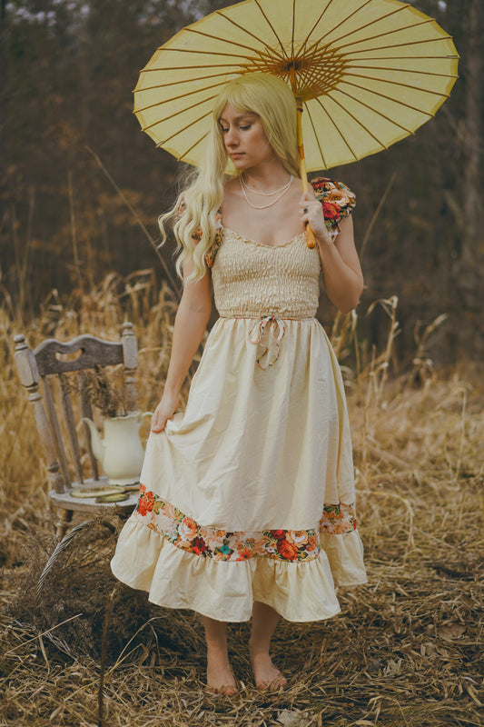 Floral Day Dress (S-M)