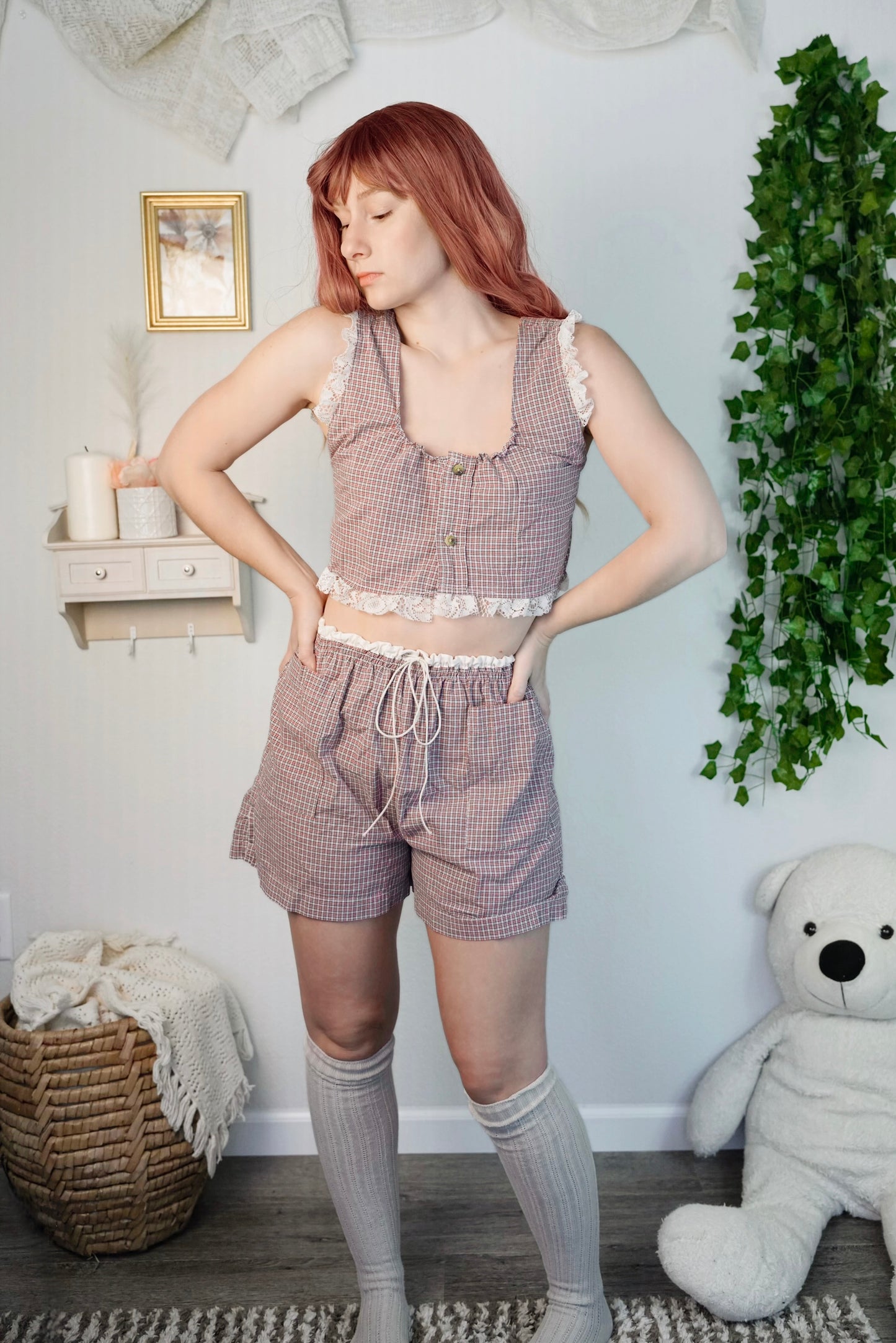 Cottage Plaid Two Piece (S-L)