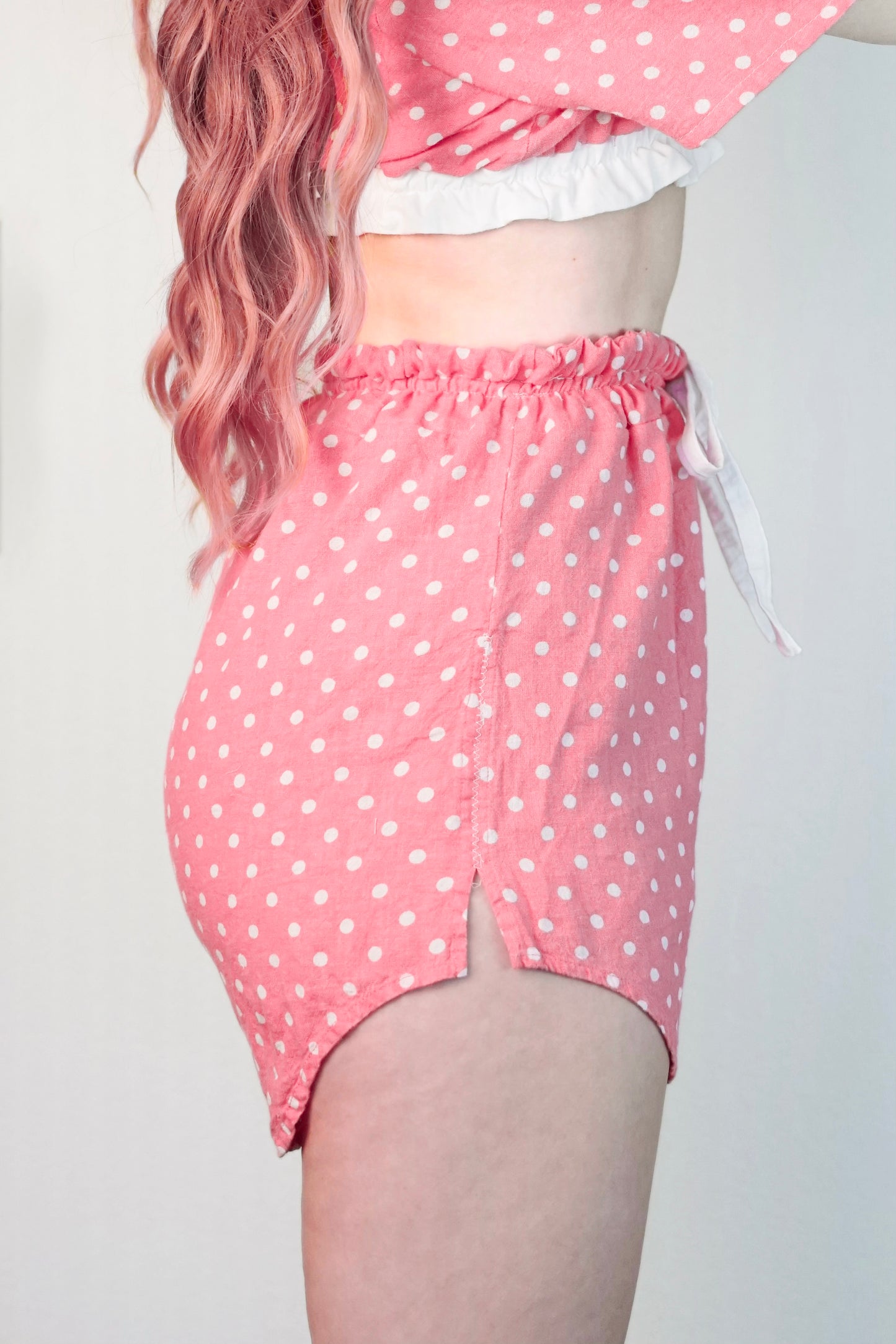 Pink Polka Dot Two Piece (S-L)