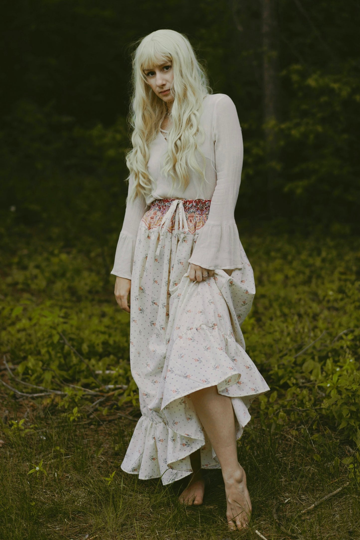 Floral Maxi Skirt (S-L)