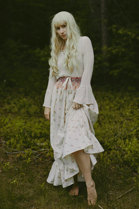 Floral Maxi Skirt (S-L)