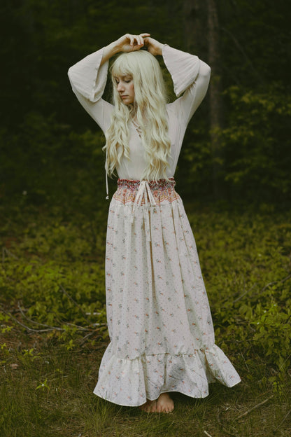 Floral Maxi Skirt (S-L)