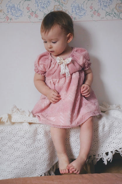 Pink Lace Baby Dress