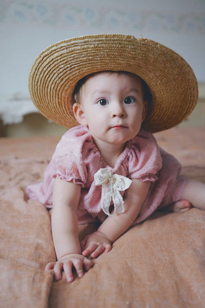 Pink Lace Baby Dress