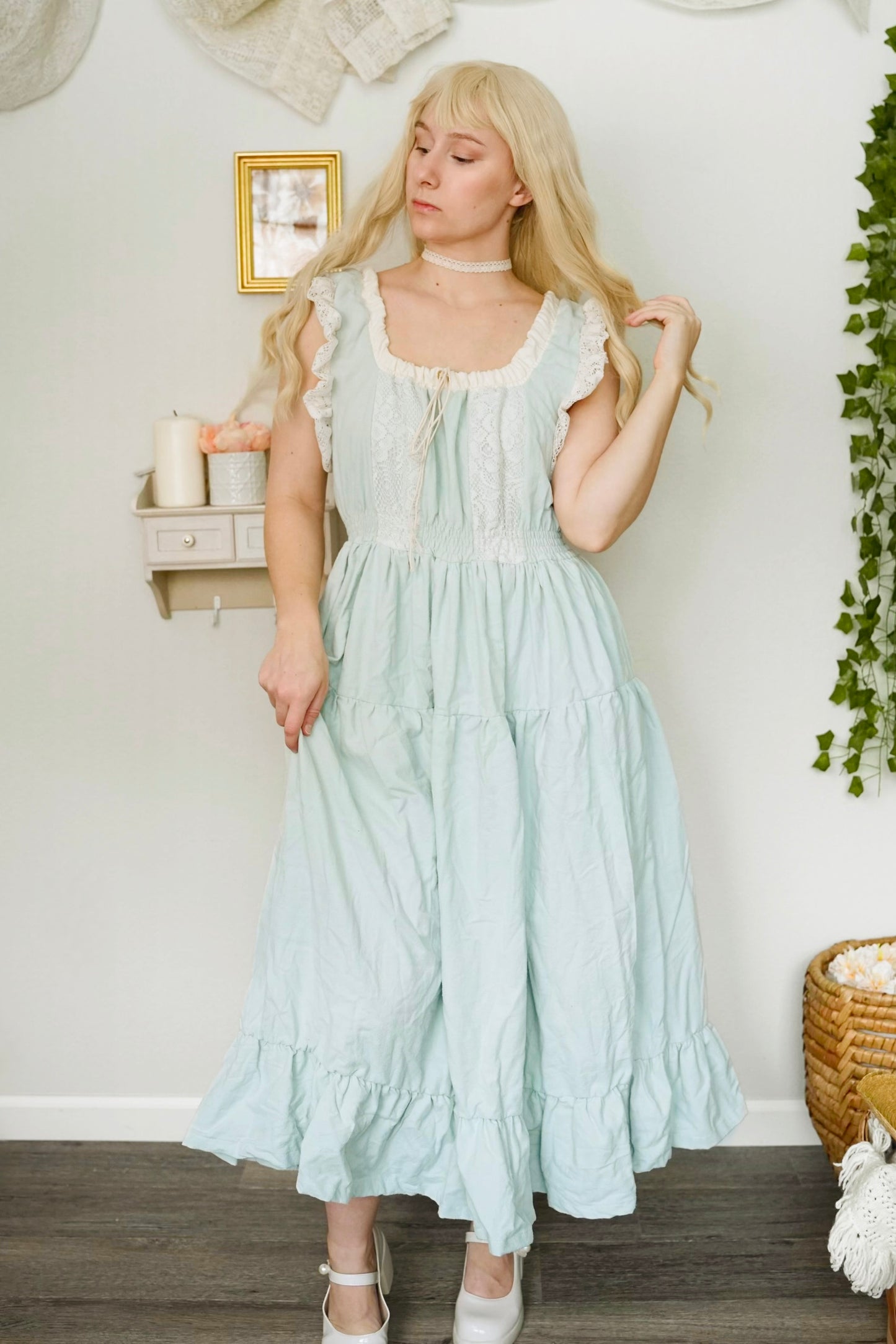 Blue Doll Dress (S-L)