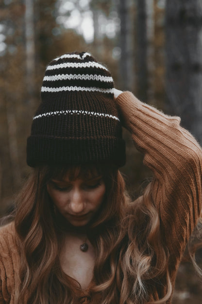Oreo Chocolate Beanie (Reversible)