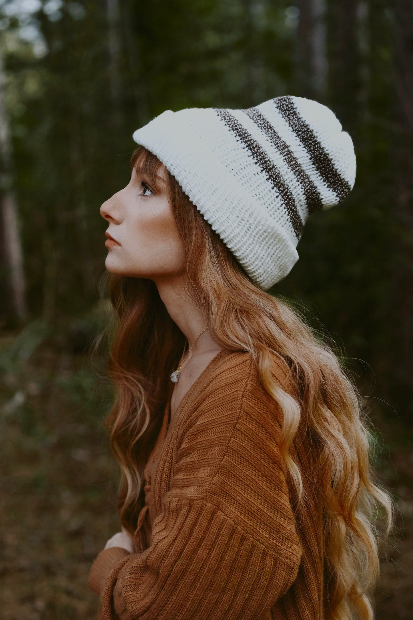 White Fox Beanie