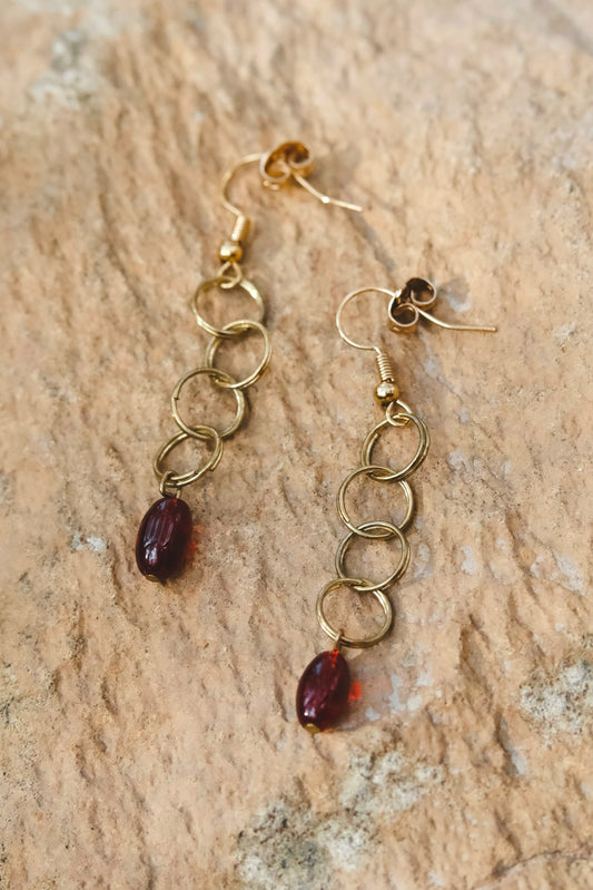 Ruby Rings Earrings