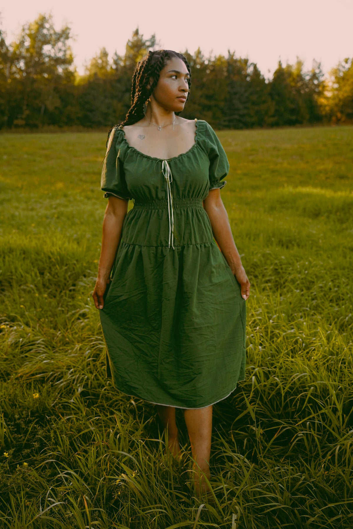 Forest Cottage Dress (S-L)