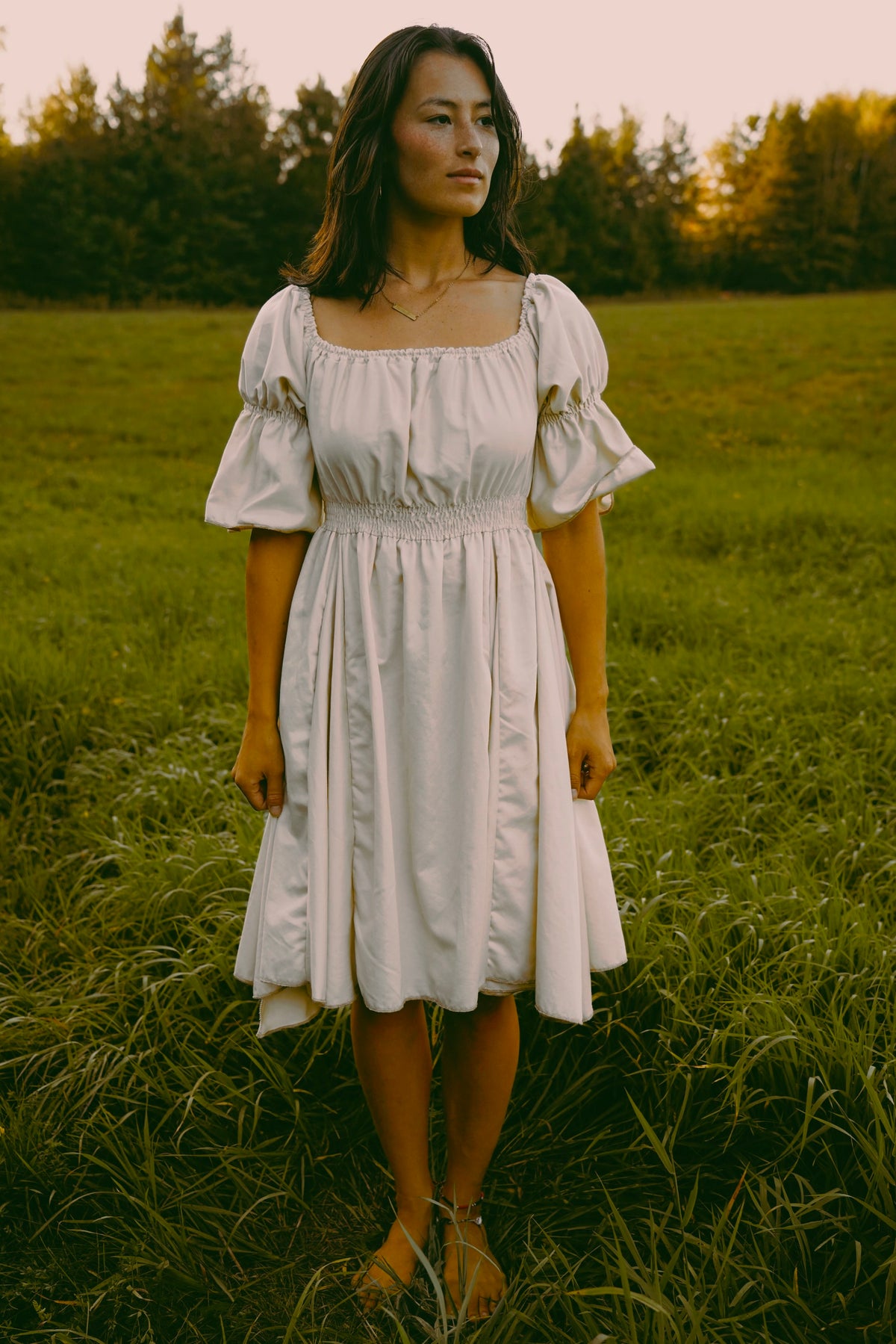 Dreamy Midi Cottage Dress (S-M)