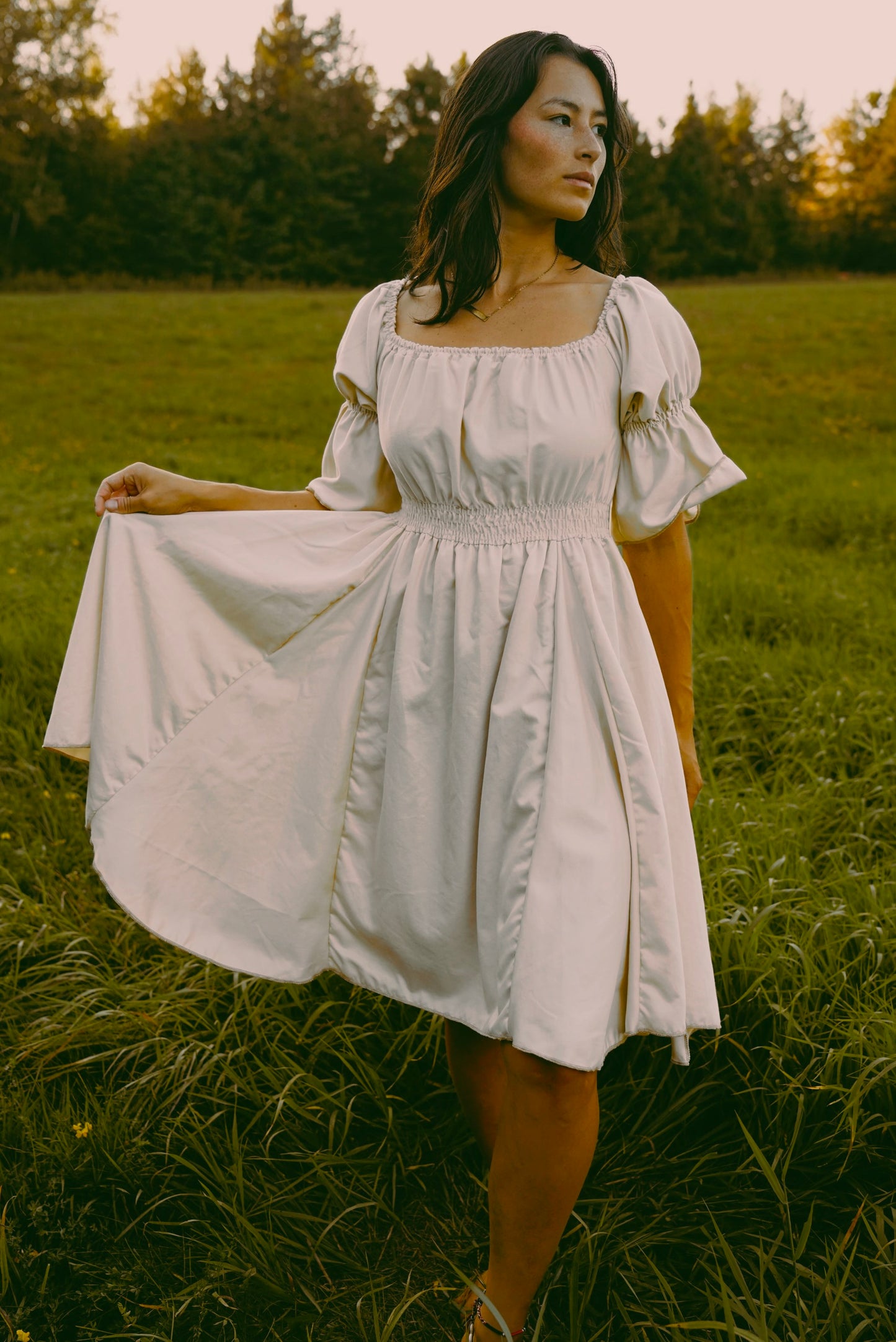 Dreamy Midi Cottage Dress (S-M)