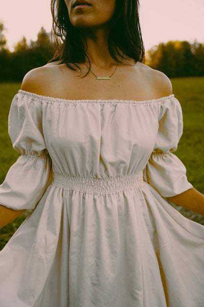 Dreamy Midi Cottage Dress (S-M)