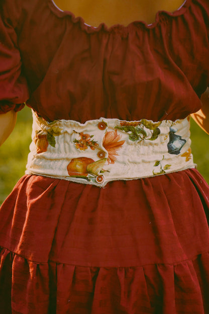 Fall Fruit Corset (M-L)