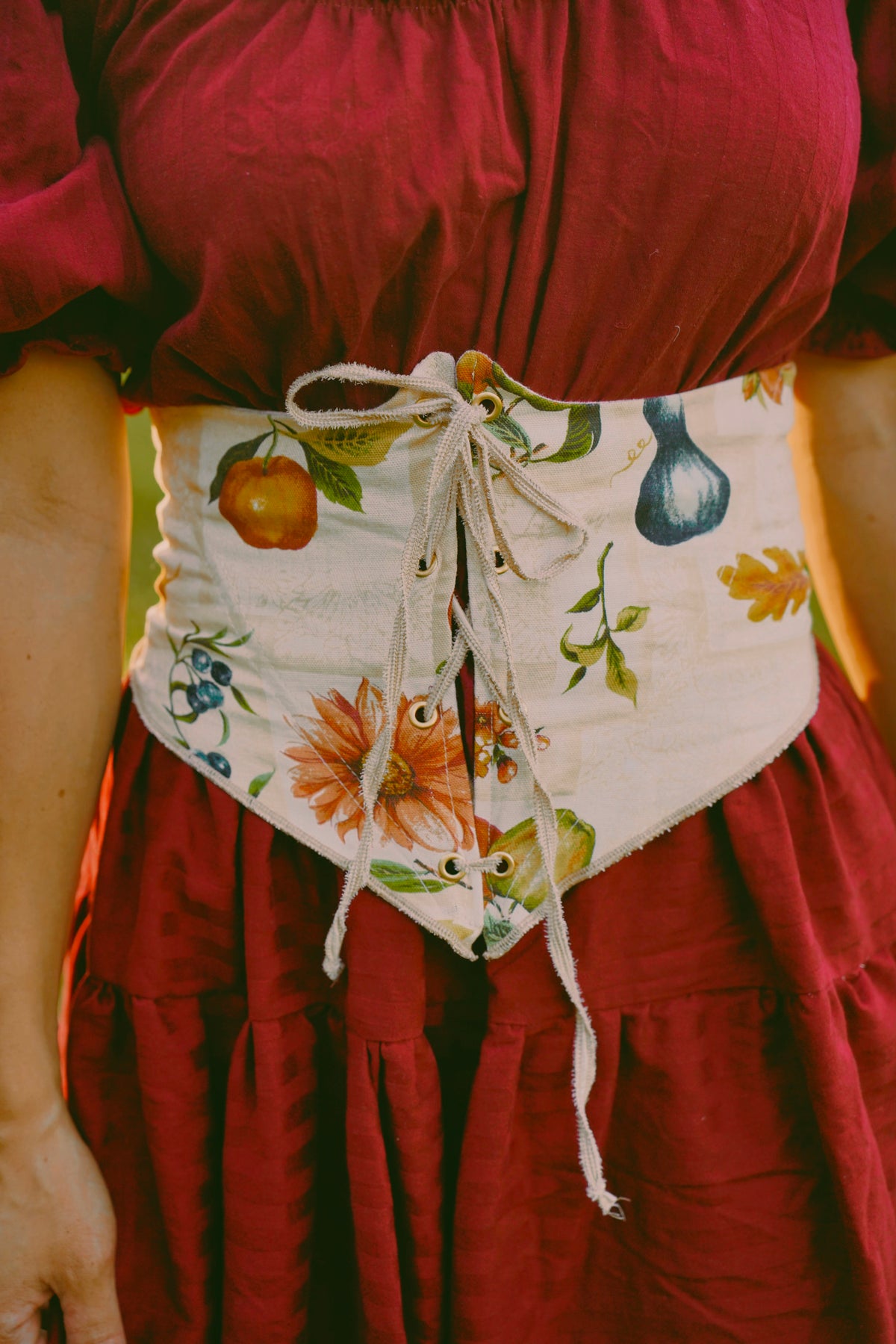 Fall Fruit Corset (M-L)