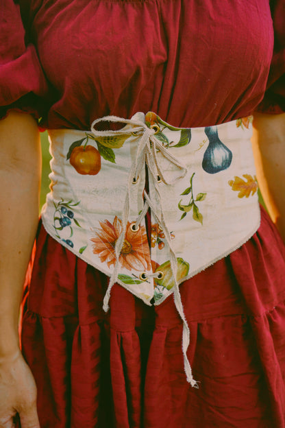 Fall Fruit Corset (M-L)