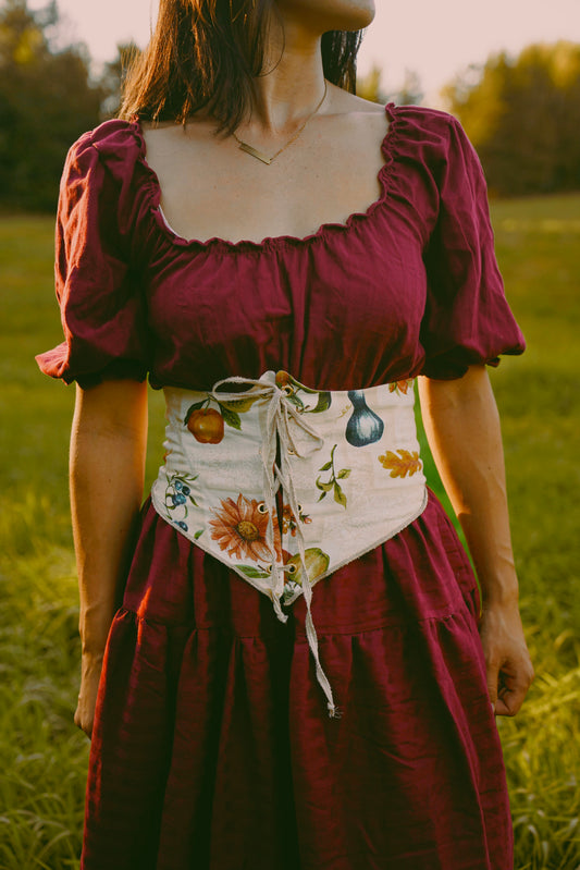 Fall Fruit Corset (M-L)