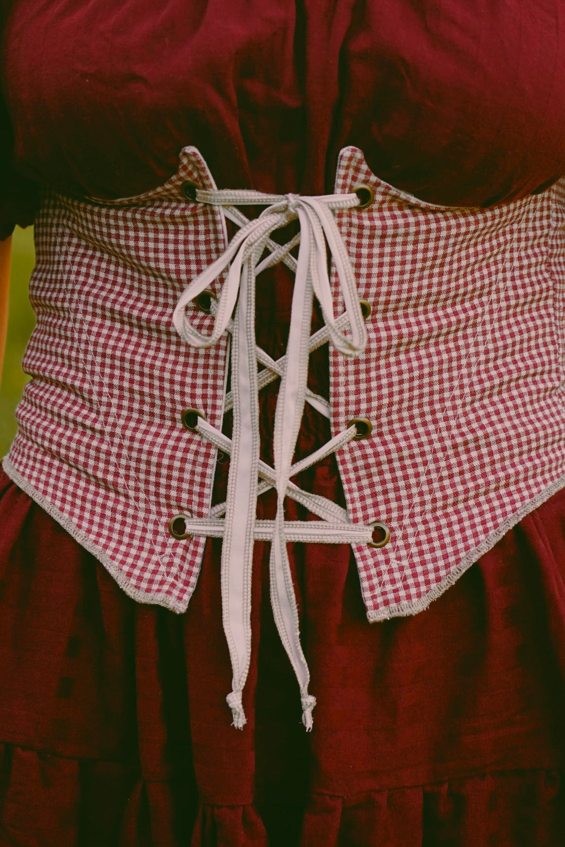 Mini Checker Corset (S-M)