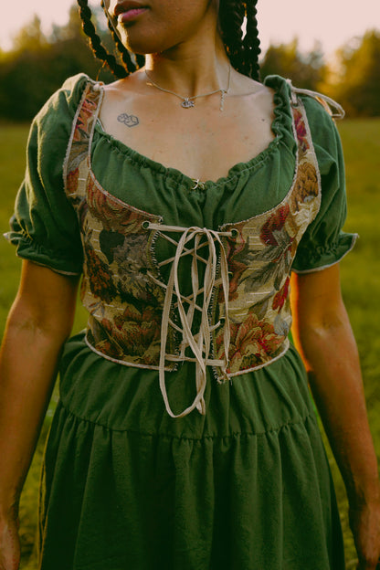 Floral Upholstery Bodice (M-L)