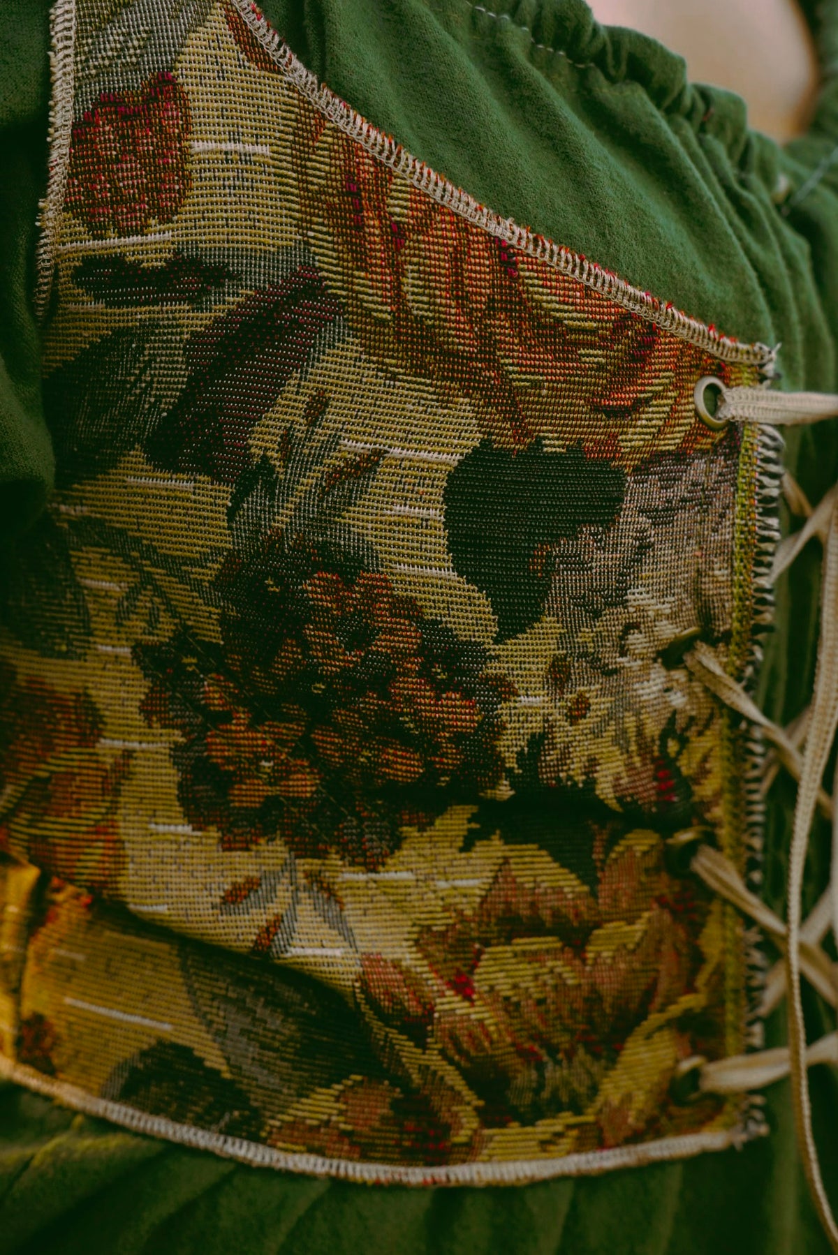 Floral Upholstery Bodice (M-L)