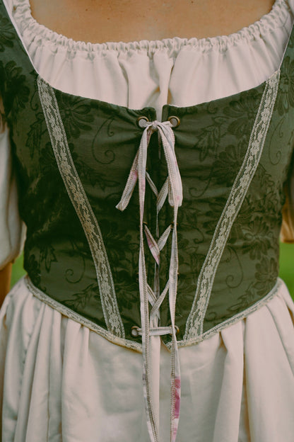 Laced Green Bodice (S-M)