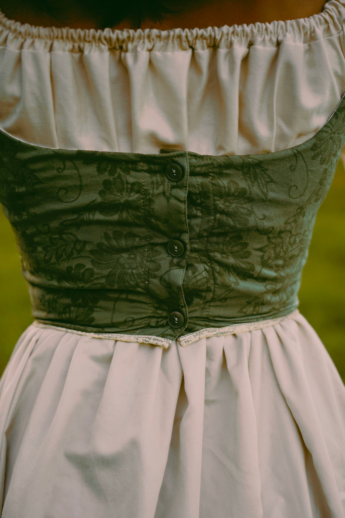 Laced Green Bodice (S-M)