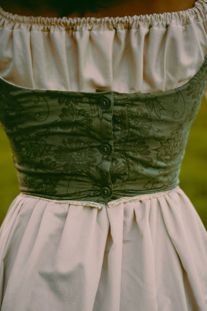 Laced Green Bodice (S-M)