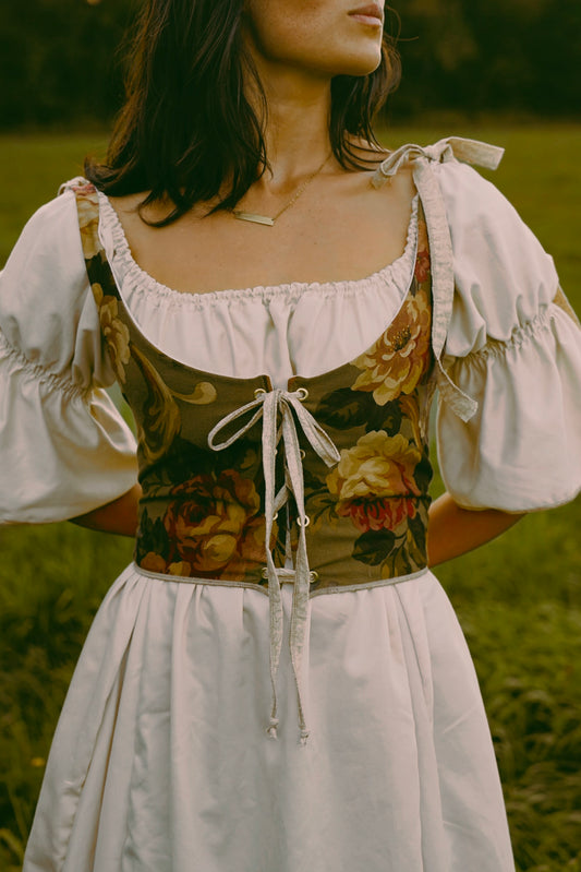 Floral Painter Bodice (M-L)