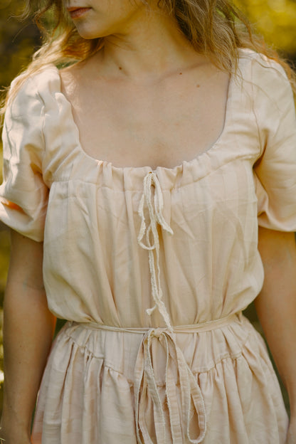 Peachy String Tie Dress (S-L)