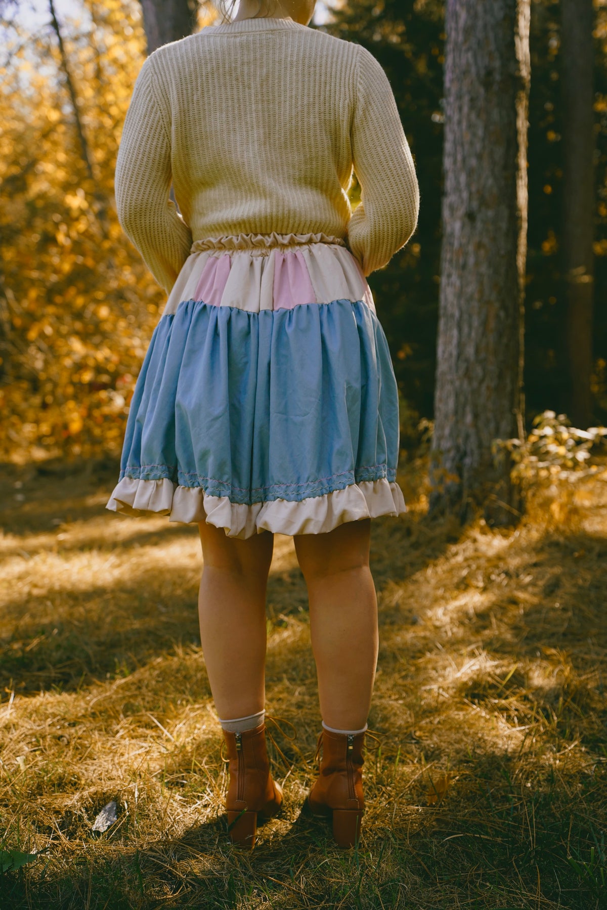 Flowy Ice Cream Skirt  (S-L)