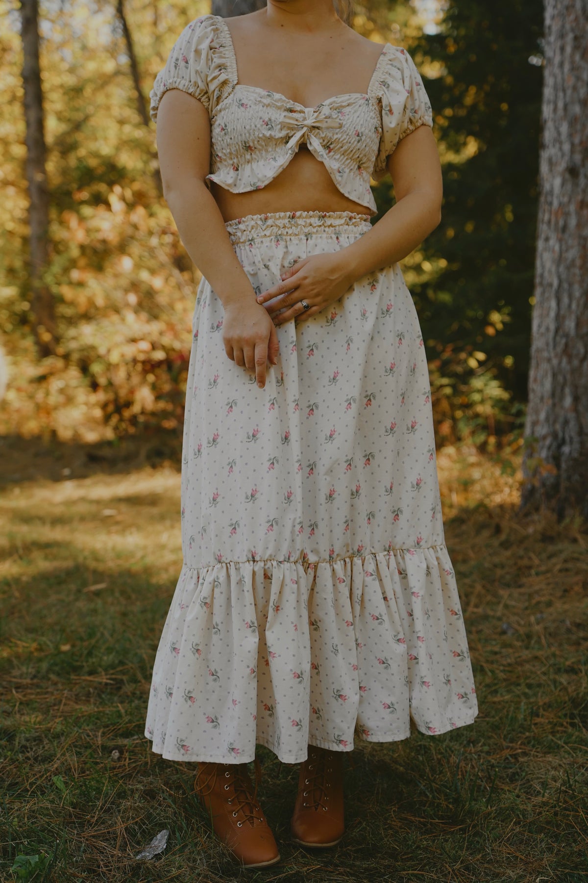 Cutesy Floral Two-Piece (S-M)